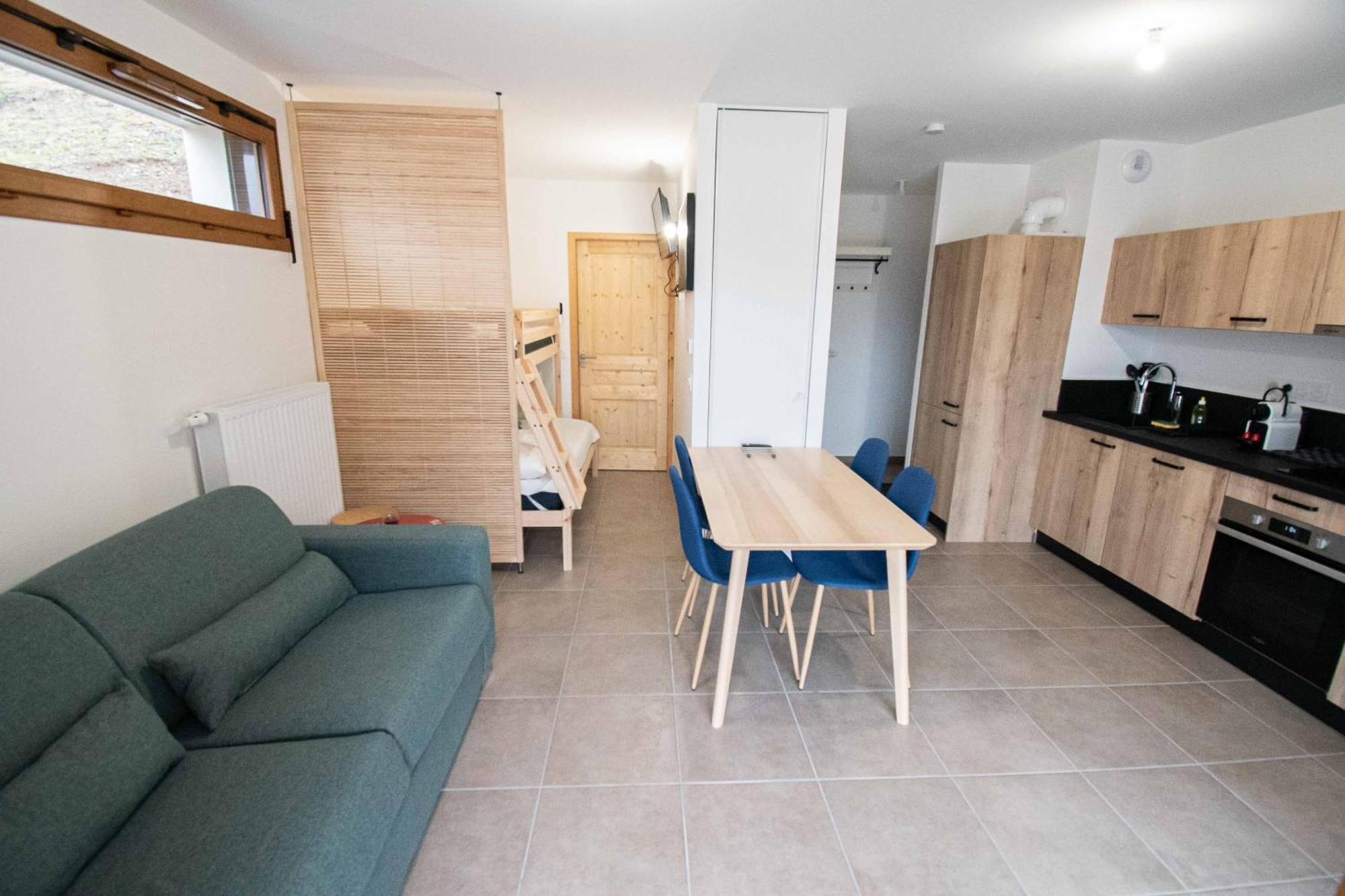 Le Snow Roc: Ski-In Studio with Panoramic Terrace and Sauna Saint-Jean-d'Aulps Exterior photo
